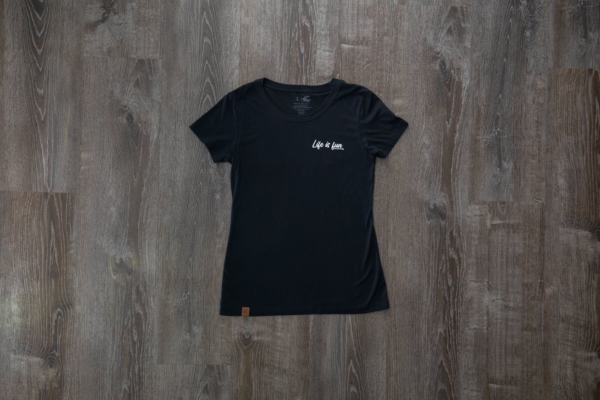 Ladies Ultimate T-shirt // Script Logo - Black