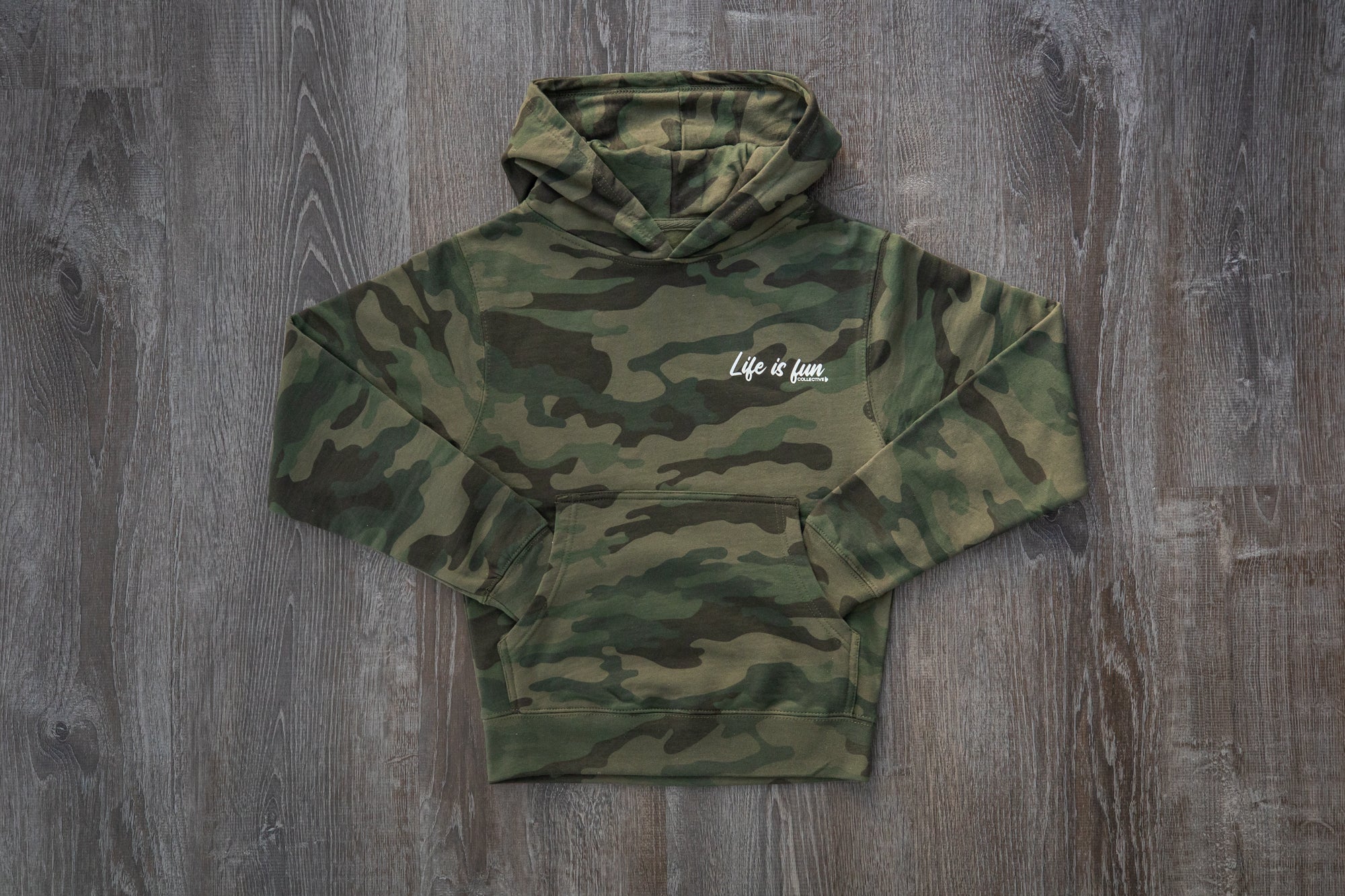 Kids hotsell camo sweatshirt