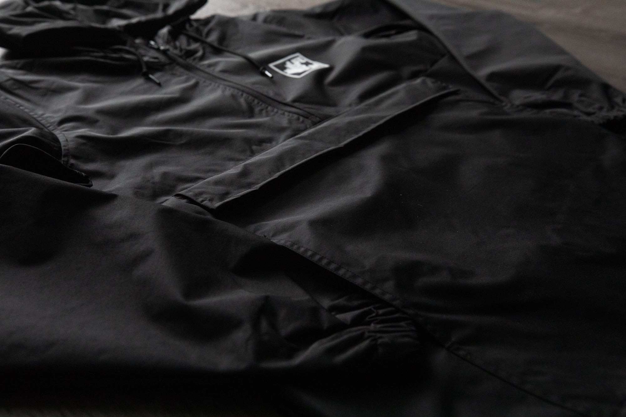Pullover Rain Jacket // Black