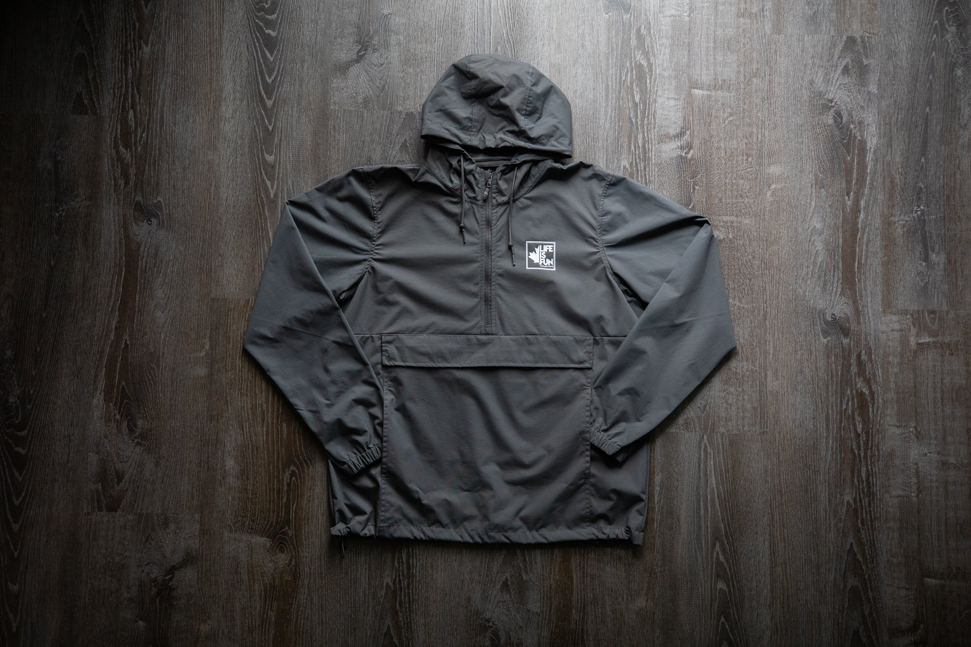 Quarter zip rain jacket pullover hotsell