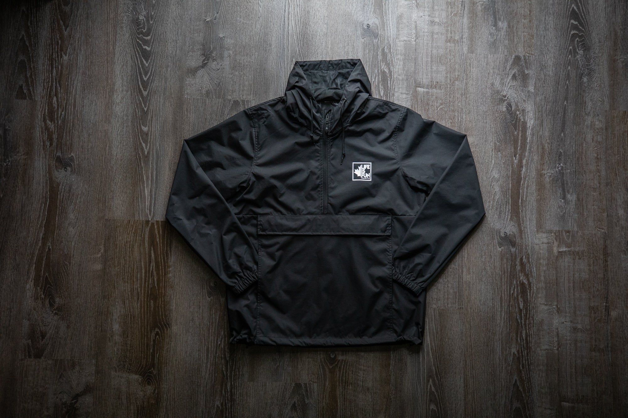 Pullover Rain Jacket Black